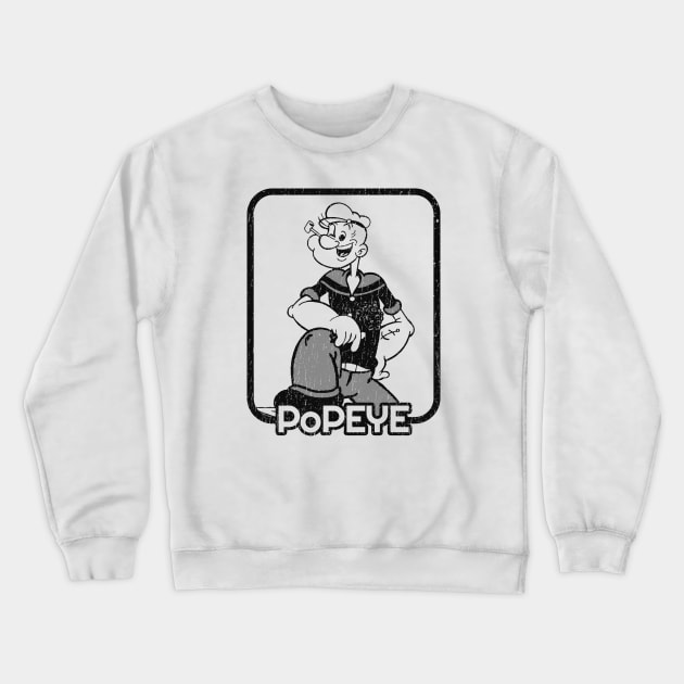 the sailor man - popeye vintage Crewneck Sweatshirt by Crocodile Store